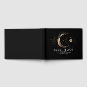 Livre D'or Crescent Moon Starry Nuit Mariage céleste (Complet)