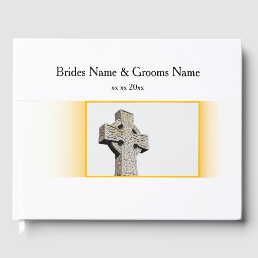 Livre D'or Croix écossaise-Mariage-celtique (Recto)