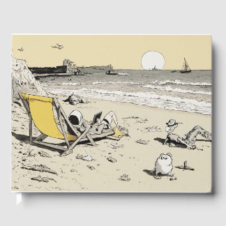 livre d'or : croquis de stylo et d'encre