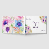 Livre D'or Croquis floral aquarelle peinture main (Complet)