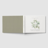 Livre D'or Croyant Rustique Eucalyptus Fern Folid (Complet)
