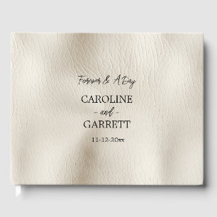 Livre D'or Cuir Cream Faux