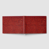 Livre D'or Cuir rouge rustique (Faux) (Complet)