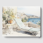 Livre D'or Curfu Grèce Mariage de paysage aquarelle (Verso)