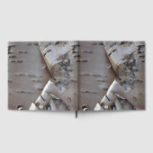 Livre D'or Curly Birch Bark Tree Rustic Guest Book (Complet)