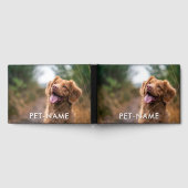 Livre D'or Custom 2 Photo With Your Pet Dog 2 Name Picture On (Complet)