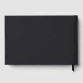 Livre D'or Custom black simple Design Add Photo or Text (Verso)