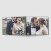 Livre D'or Custom Monogram Photo Wedding Guest Book (Complet)