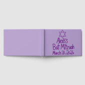 Livre D'or Custom Purple Bat Mitzvah  (Complet)