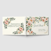 Livre D'or Customizable Floral Wedding Guest Book (Complet)