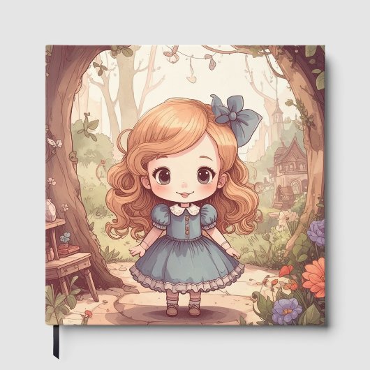 Livre D'or Cute Alice in Wonderland Whimsical Woodland Art (Recto)