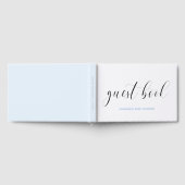 Livre D'or Cute Boy Baby shower bleu (Complet)