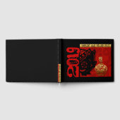 Livre D'or Cute Cochon chinois personnalisé Année Zodiac Anni (Complet)