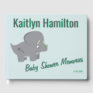 Livre D'or Cute Dinosaur   BABY SHOWER