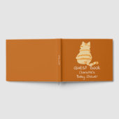 Livre D'or Cute Fat Orange Cat Baby Shower (Complet)