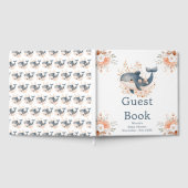 Livre D'or Cute Floral Whale Baby Shower (Complet)