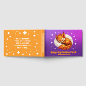 Livre D'or Cute Fox Cub Asleep in Starry Sky Baptism (Complet)