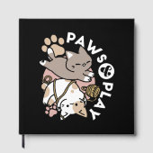 Livre D'or Cute Playful Cats Design – Fun Paws and Play Art (Recto)