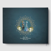 Livre D'or Cute Skeleton Mariage Couple style gothique (Verso)