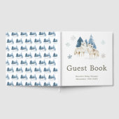 Livre D'or Cute Winter Arctic Wolf Baby Shower (Complet)