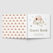 Livre D'or Cute Winter Penguins Baby Shower (Complet)