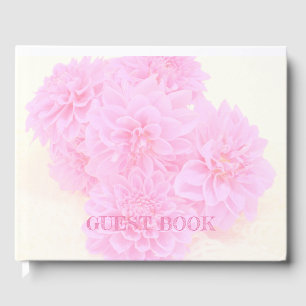 Livre D'or Dahlias En Rose Doux