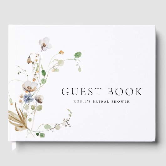 Livre D'or Dainty Fleur sauvage (Recto)