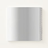 Livre d'or d'anniversaire argent nom simple (Dos)