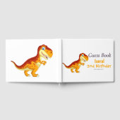 Livre d'or d'anniversaire dinosaure (Complet)