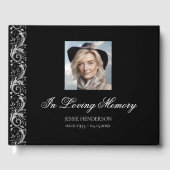 Livre D'or Dans Love Memory Elegant Photo (Recto)