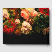 Livre D'or Dark romantic moody elegant floral wedding (Verso)