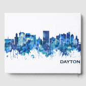 Livre D'or Dayton Ohio Skyline Blue (Verso)