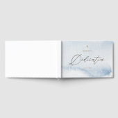 Livre d'or de dédicace de bébé garçon à l'aquarell (Complet)