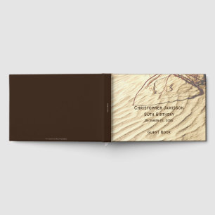 Livre d'or de fête d'anniversaire Ondulations dans