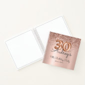 Livre d'or de fête pour 30e anniversaire avec ball (Intérieur)