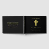 Livre d'or de funérailles personnalisé en feuille (Complet)