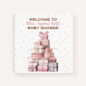 Livre d'or de Girl Pink Baby shower (Devant)