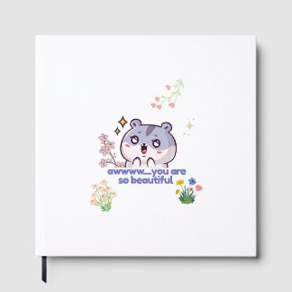 Livre d'or de hamster à l'esthétique mignonne