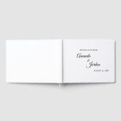 Livre d'or de la calligraphie simple en noir et bl (Complet)