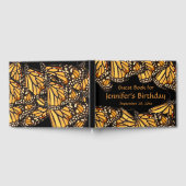Livre d'or de la fête d'anniversaire du papillon j (Complet)