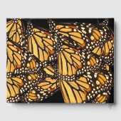 Livre d'or de la fête d'anniversaire du papillon j (Verso)