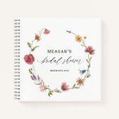 Livre d'or de la Fête des mariées botanique fleur (Devant)