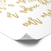 Livre d'or de la photo Mariage lettre main chic (Coin)