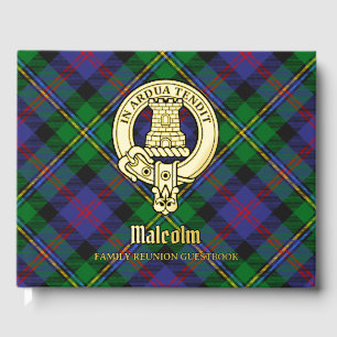 Livre d'or de la réunion de la famille Malcolm