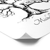 Livre d'or de l'arbre d'empreintes digitales en no (Coin)