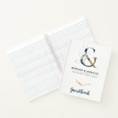 Livre d'or de l'esperluette de marine et d'or (Intérieur)