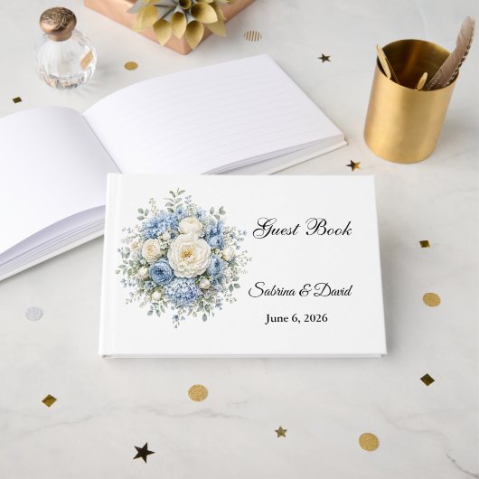 Livre d'or de mariage (Recto ouvert)