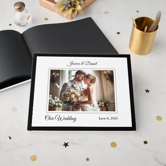 Livre d'or de mariage (Recto ouvert)