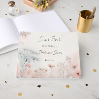 Livre d'or de mariage à la délicate lace de la Rei