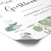 livre d'or de mariage à la verdure d'eucalyptus éc (Coin)